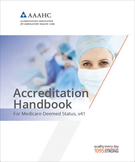<b>AAAHC's</b> philosophy of 1095 Strong, quality every day provides ongoing client engagement throughout the three-year <b>accreditation</b> cycle with valuable and meaningful tools, resources, and education to continually improve the quality of care. . Aaahc accreditation handbook 2021 pdf
